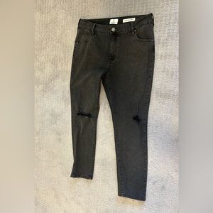 Cotton On Black Jeans Mid Grazer Skinny Women’s Size 10